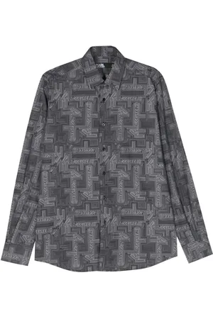 Karl Lagerfeld Logo-print cotton shirt