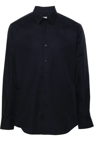 Karl Lagerfeld Polka-dot cotton shirt
