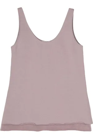 Gauchere Sleeveless cotton tank top