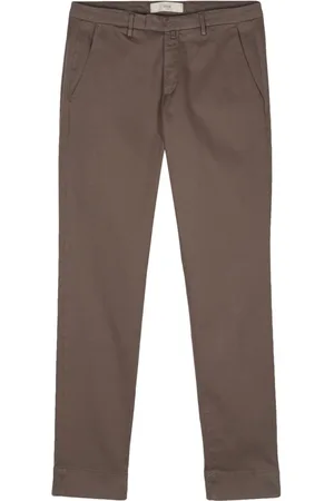 BRIGLIA Slim-cut chino trousers