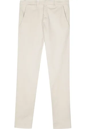 BRIGLIA Slim-cut chino trousers