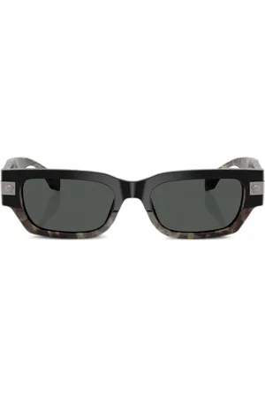 VERSACE Classic rectangle-frame sunglasses