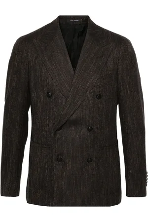 TAGLIATORE Double-breasted chevron blazer