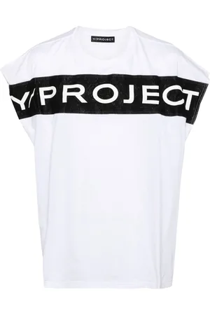 Y / PROJECT Logo-print cotton tank top