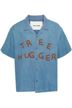 Story Greetings appliqué shirt