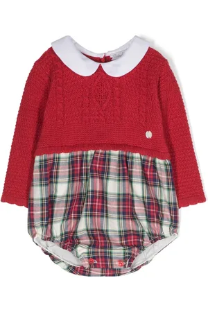 PATACHOU Check-pattern knitted bodysuit