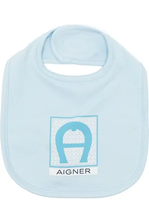 Aigner Logo-print cotton blend bib