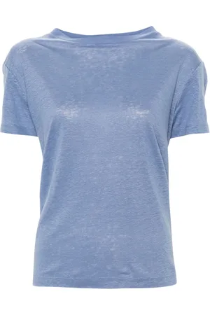 Vince Short-sleeve linen T-shirt