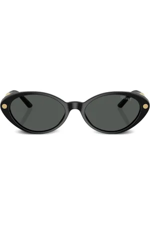 VERSACE Greca-detail cat eye-frame sunglasses