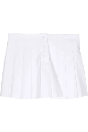 We11 Done Pleated cotton skirt
