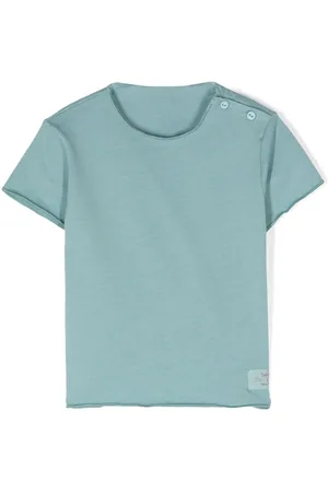TEDDY & MINOU Logo-patch cotton T-shirt
