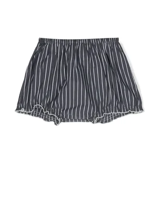 DOUUOD KIDS Logo-print striped bloomers