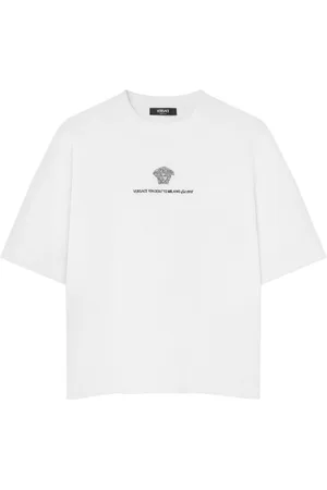 VERSACE Medusa Milano embroidered T-shirt