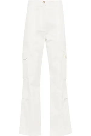 DRHOPE Multi-pockets straight-leg trousers