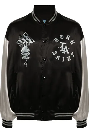 SAINT MXXXXXX Satin bomber jacket