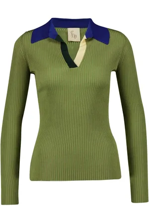 Paula Colour-block knitted top