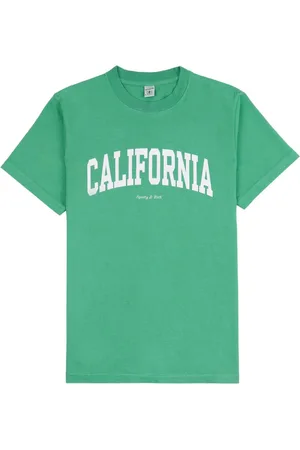 Sporty & Rich California-print cotton T-shirt
