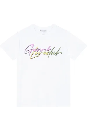 Ganni Logo-print cotton T-shirt
