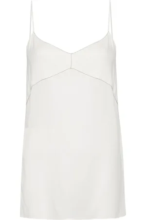 Fabiana Filippi Bead-chain trim top