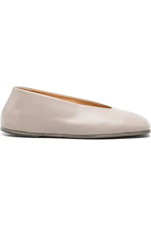 MARSÈLL Coltellaccio leather ballerina shoes