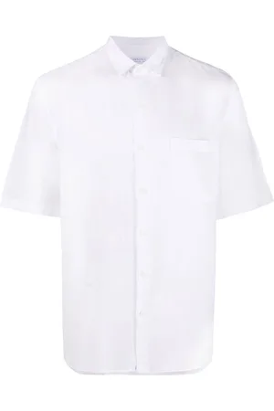 Sunspel Short-sleeved linen shirt