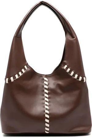 THEMOIRÈ Ninfa whipstitch shoulder bag