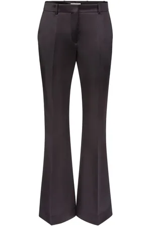 Nina Ricci Tailored flared satin trousers