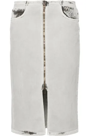 haikure Denim pencil skirt