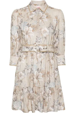 MC2 SAINT BARTH Hermione linen mini dress