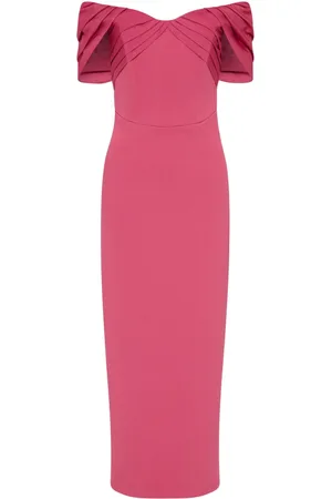 Rebecca Vallance Anais off-shoulder midi dress