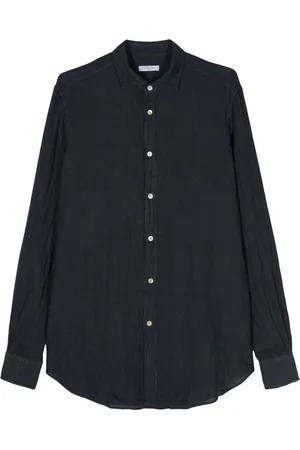 Boglioli Long-sleeve linen shirt