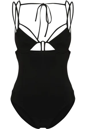 Nensi Dojaka V-neck cut-out swimsuit