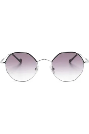 Eyepetizer Namib geometric-frame sunglasses