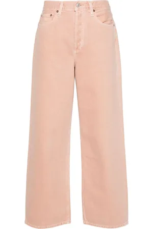 AGOLDE Slung mid-rise straight jeans