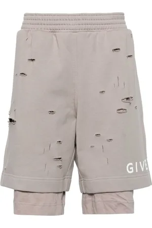 Givenchy Layered jersey bermuda shorts