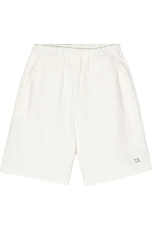 DOUUOD KIDS Logo-print cotton shorts