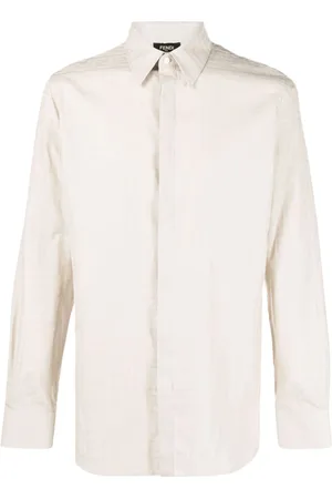 Fendi FF-pattern long-sleeve shirt