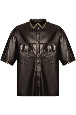 Nanushka Mance whipstitch-detail shirt