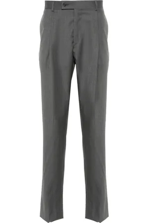 CARUSO Pleat-detail wool trousers