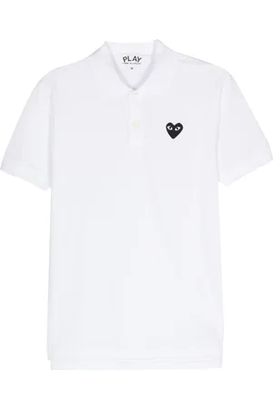 Comme des Garçons Appliqué-logo polo shirt