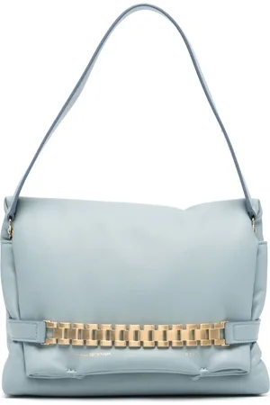 Victoria Beckham Puffy Chain leather clutch bag