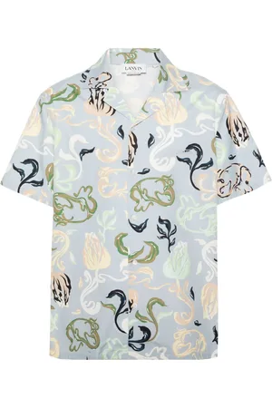 Lanvin Abstract-print cotton shirt