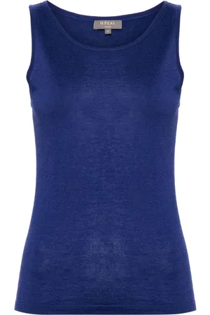N.PEAL Scoop-neck tank top