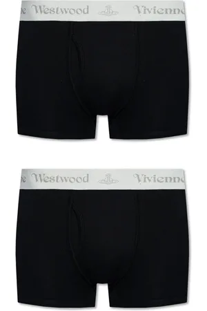 Vivienne Westwood Logo-waistband organic-cotton blend boxers