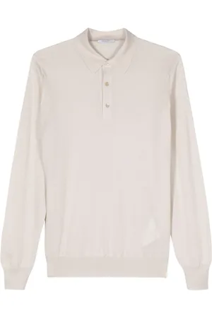 Boglioli Fine-knit polo shirt