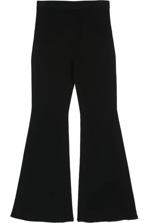 Michael Kors Ribbed-knit flared trousers