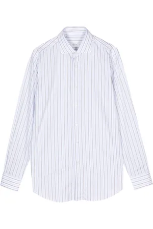 BRIONI Striped cotton shirt