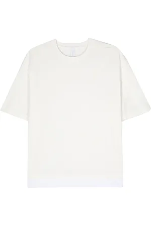 Neil Barrett Layered cotton T-shirt