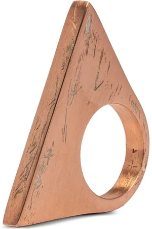 PARTS OF FOUR Crescent Bridge gold-plated ring