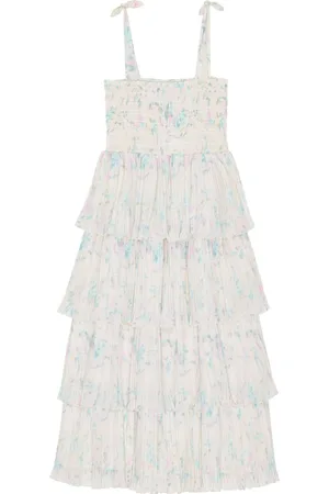 Ganni Ruffled midi dress